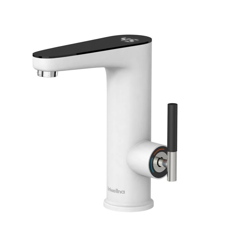 (image for) 3200W Instant Electric Water Heater Faucet IPX4 Waterproof Lever-Adjustable Temperature Control EU Plug for Kitchen Bathroom Rapid Heating